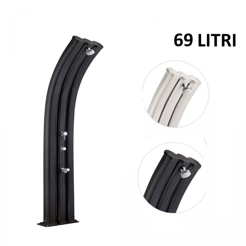 Doccia Solare Energy Pro con lavapiedi e temporizzatore