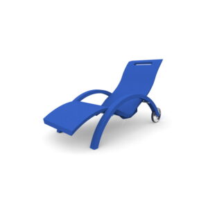 Sdraio Chaise Longe con ruote posteriori